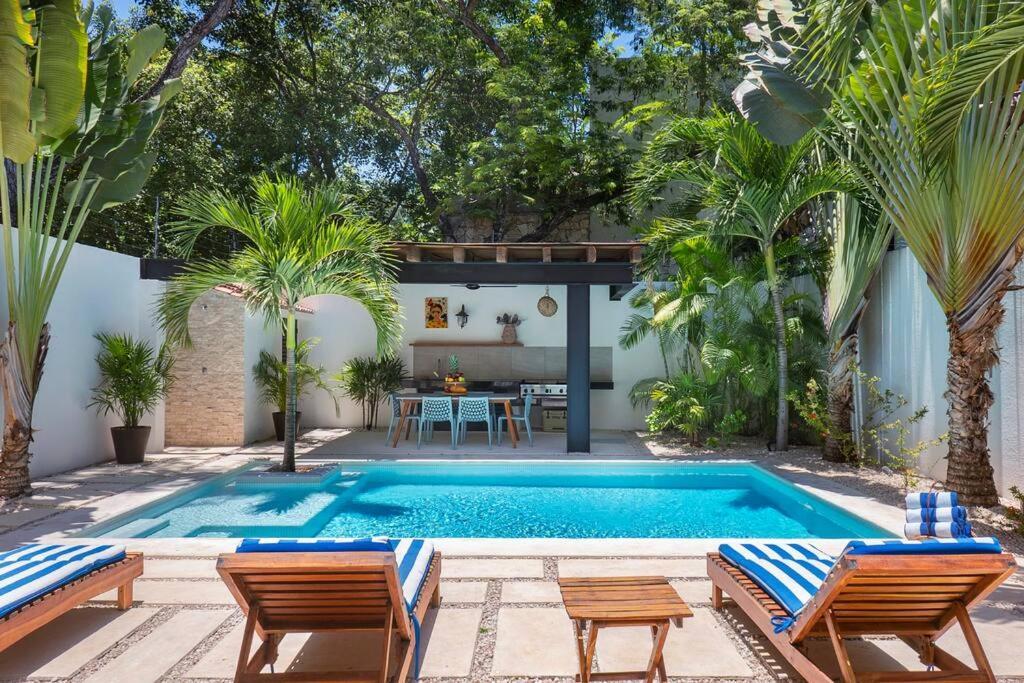 Wonderful Tropical Home 3Br, Garden, Private Pool. Tulum Exterior foto